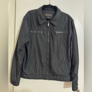 Michael Kors Men's Black Lightweight Spring Jacket size Large